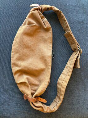 Kapital No. 6 Canvas "MORE Little" Snufkin Bag - Camel